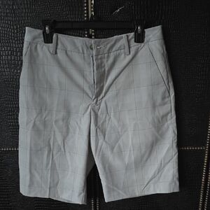 Ashworth Gray Flat Front Shorts Lightweight and Versatile